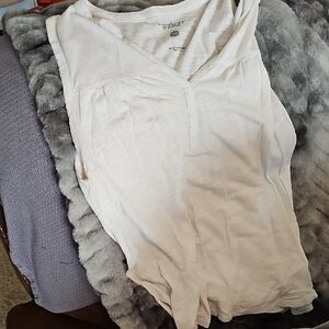Indigo Women's Cream Tank Top